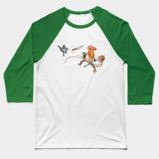 Meatball Fight Baseball T-Shirt